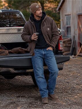 Ridgecut Durashield Insulated Work Jeans Men’s 38x32 Fleece Lined Carpenter